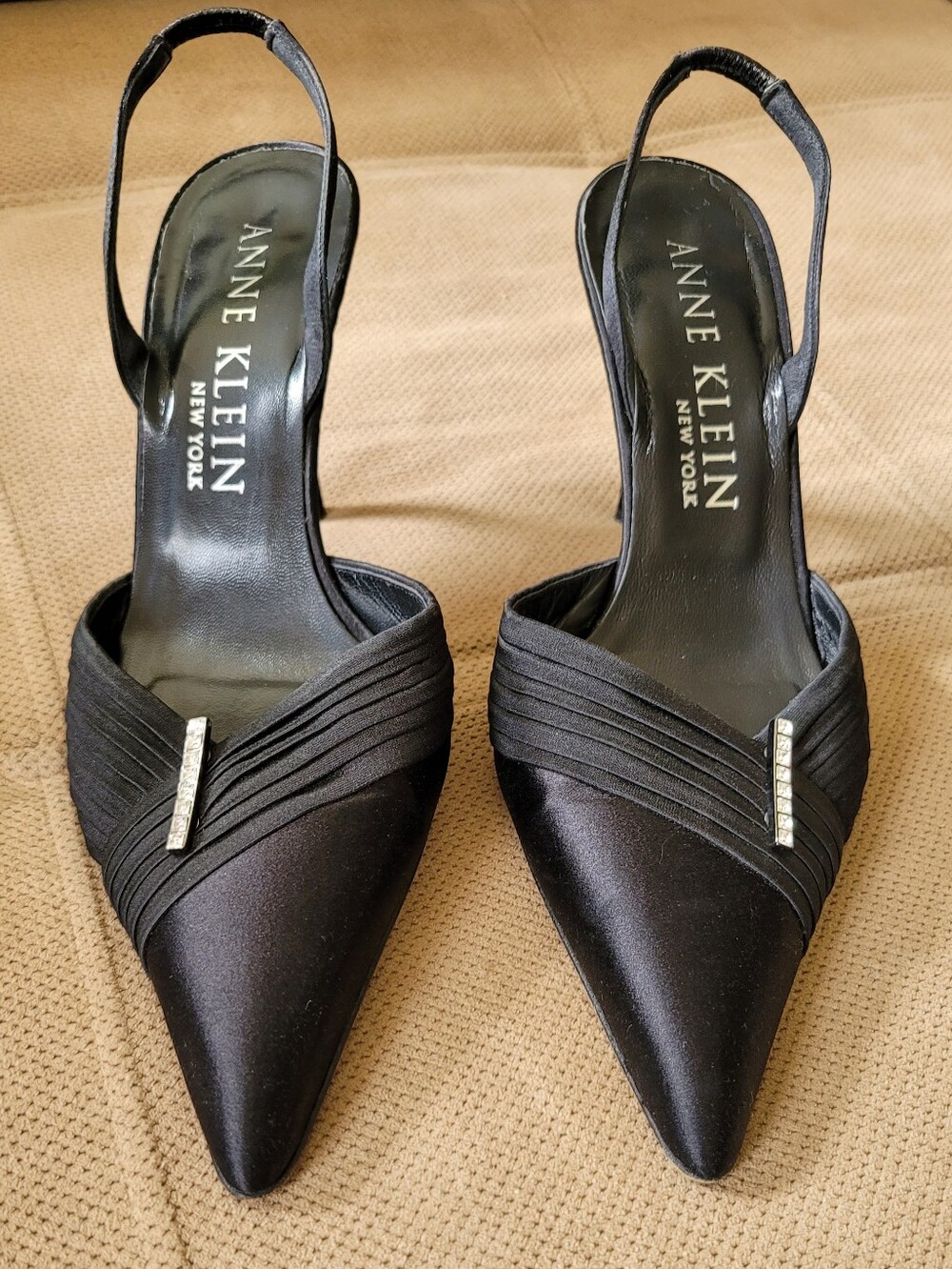 Anne Klein Black Formal 3" Heels Size 8